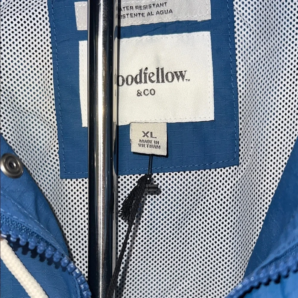 Goodfellow & Co Men's Blue Raincoat - Picture 2 of 10